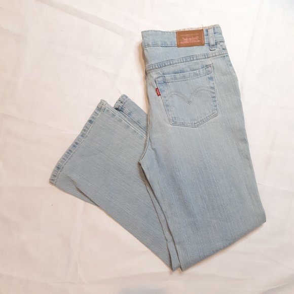 GIRLS Levi's 517 size 12 1/2 Regular NWOT stretch flare adjustable jeans - Picture 2 of 12